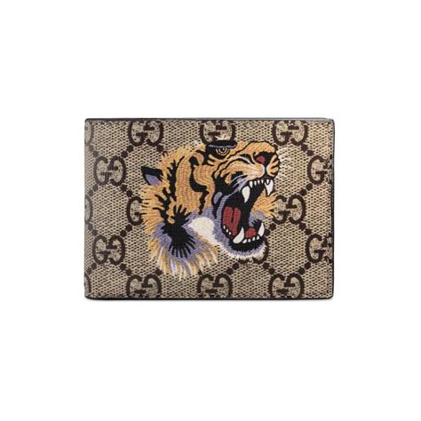 mens gucci wallet tiger|gucci tiger button up.